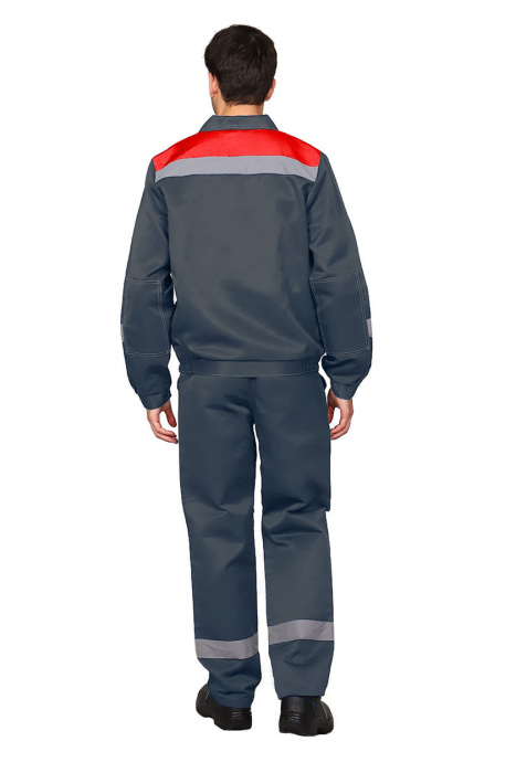 Костюм «Легион» 215.1.10 серо-красный